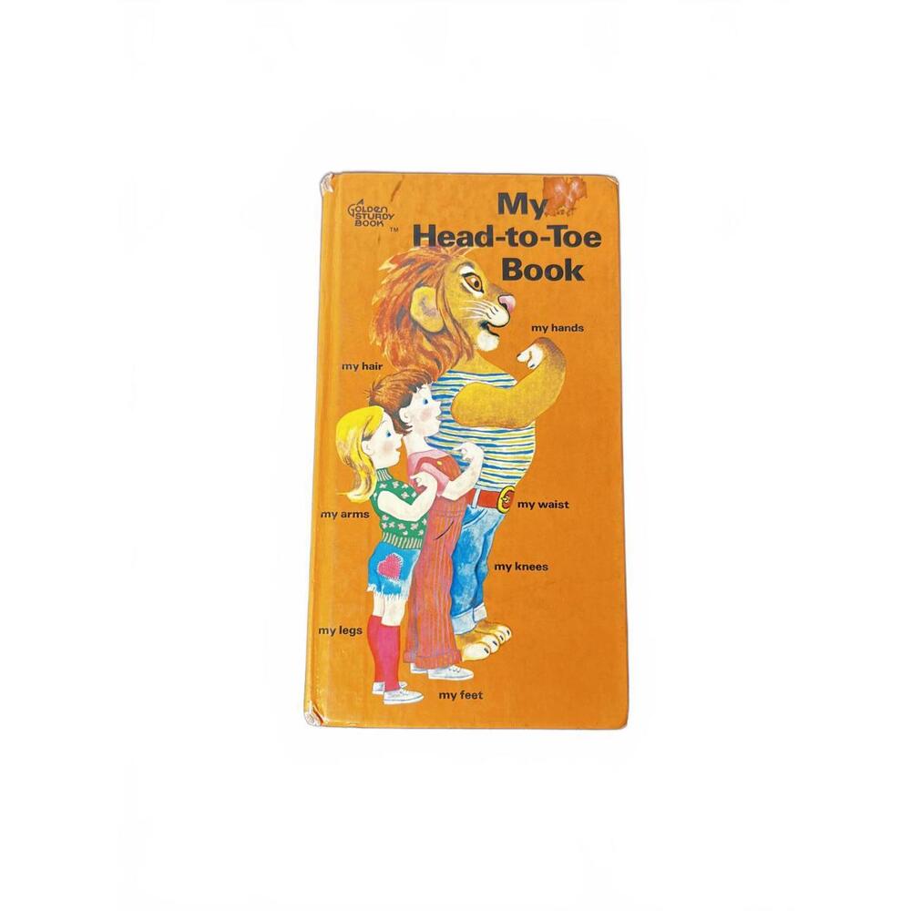 Golden Press VTG My Head-to-Toe Book 1978